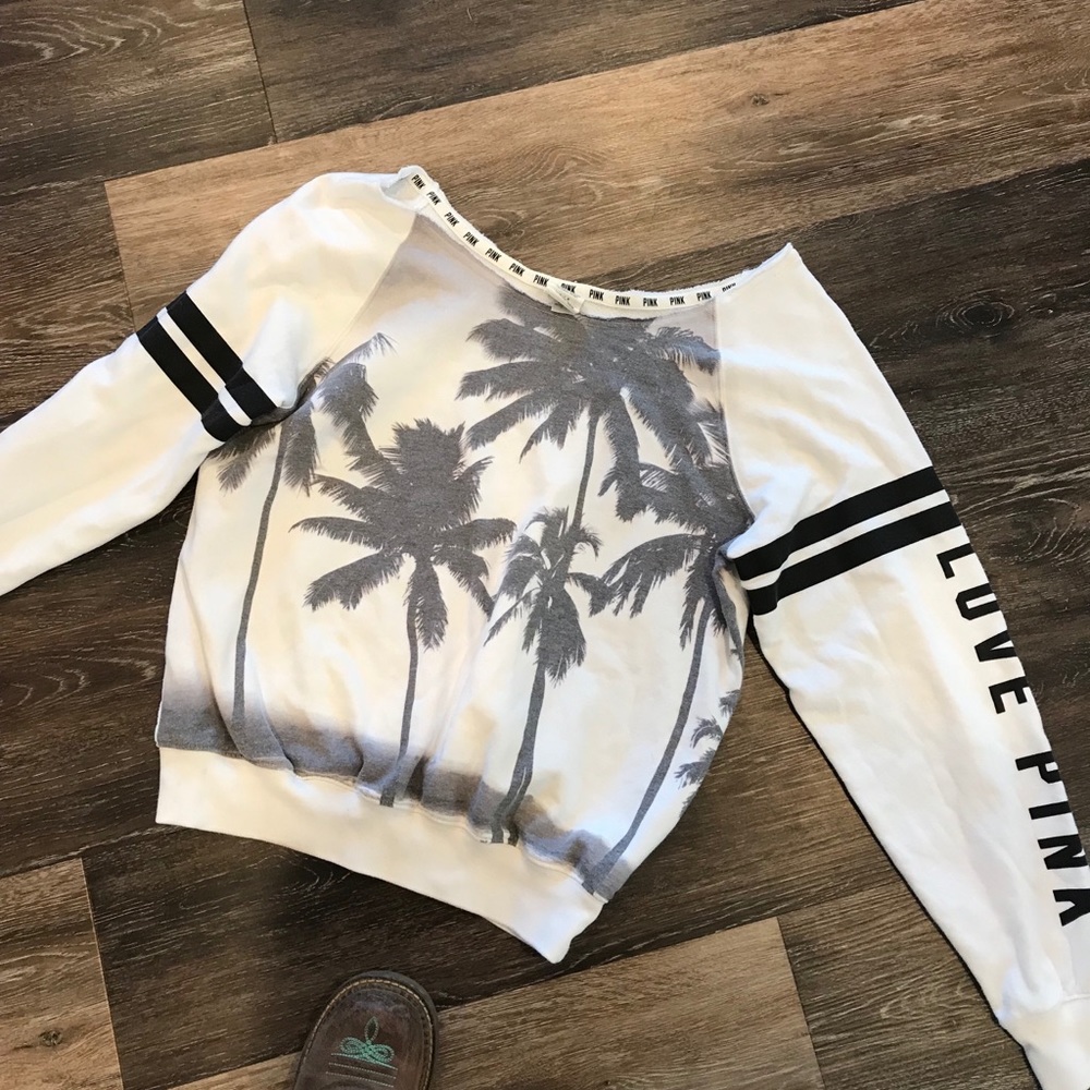 Victoria’s Secret PINK off the shoulder sweatshirt